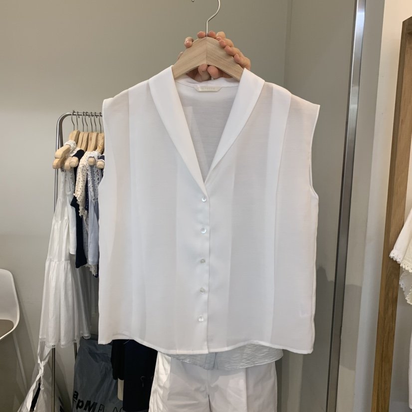 OUTRENE東大門實拍韓國女裝新品時尚熱賣職業26夏季襯衫蕾絲衫OUTRENE襯衫/蕾絲衫