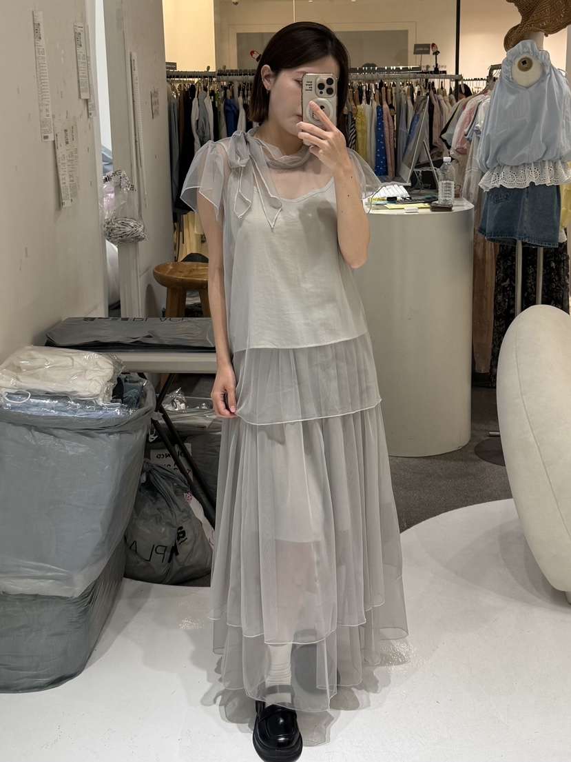 FABRIC韓國直郵實拍女裝新款26春夏人氣時尚休閑套裝圍巾FABRIC套裝