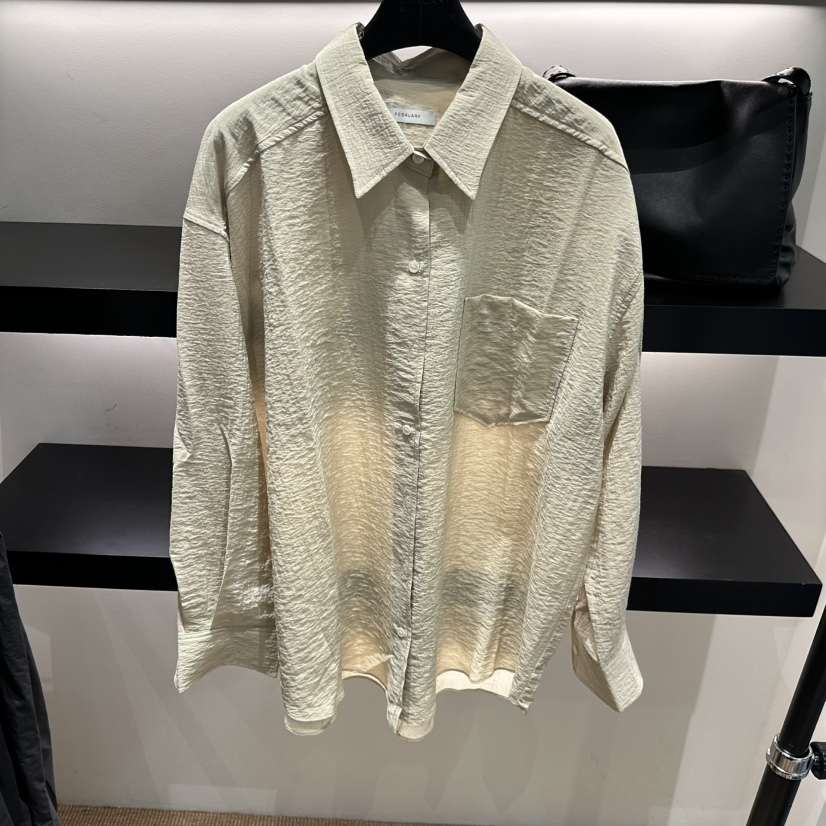 FEBRUARY 11韓國東大門代購女士新品推薦襯衫蕾絲衫口袋褶皺SFEBRUARY 11襯衫/蕾絲衫