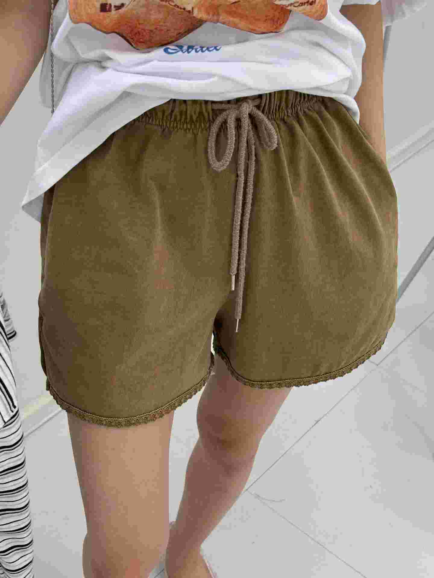 ONTHEMOOD韓國東大門直郵女裝新品26夏季職業推薦26春夏短褲RIPPLE短褲