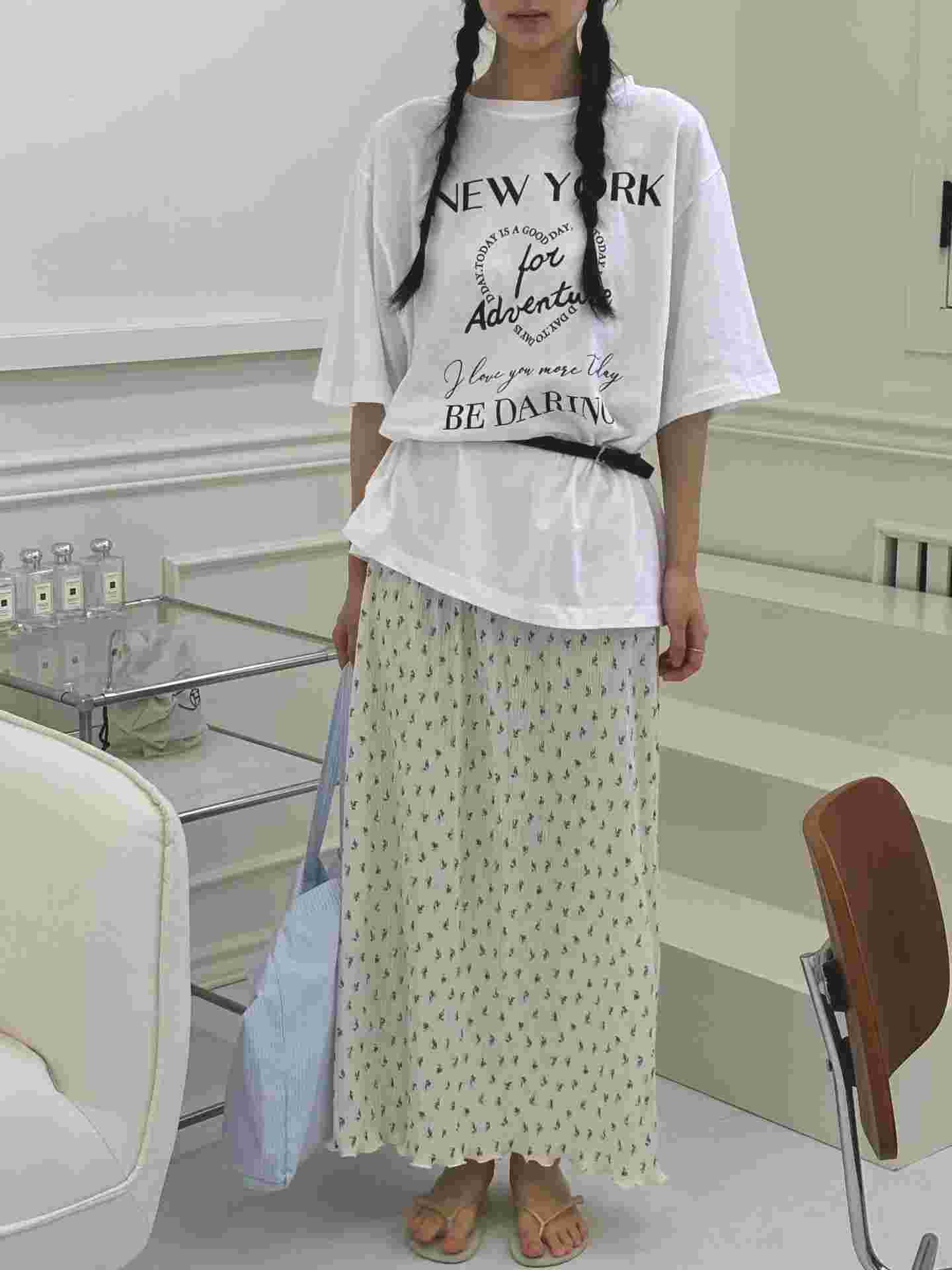 ONTHEMOOD韓國直郵女士新款職業時尚26夏季熱賣人氣推薦長裙RIPPLE長裙