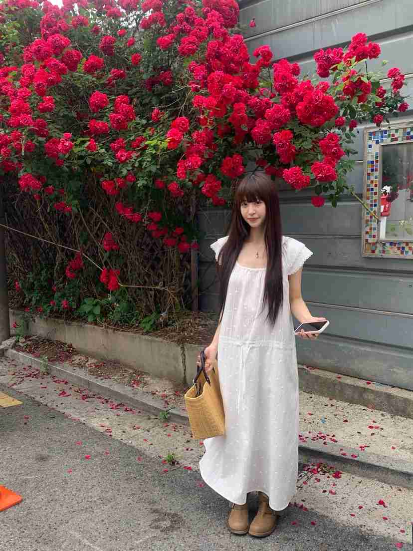 LOGARDEN東大門實拍韓國女裝新款26春夏26夏季推薦連衣裙SLO GARDEN連衣裙