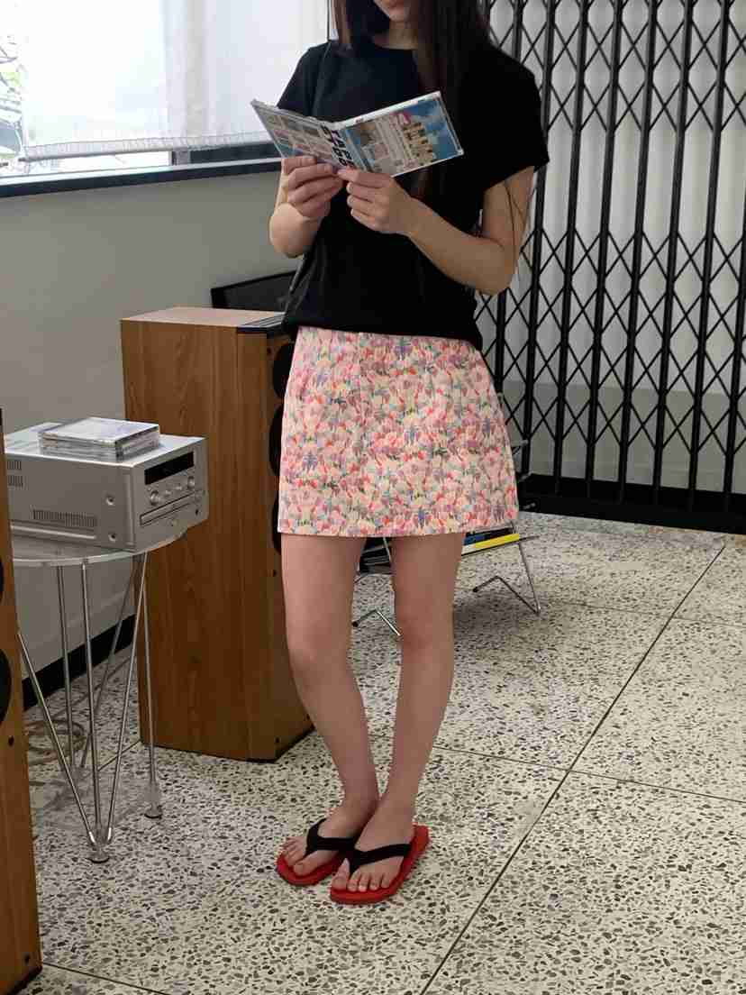 LOGARDEN韓國直郵女士新品26春夏休閑時尚人氣26夏季短裙LO GARDEN短裙