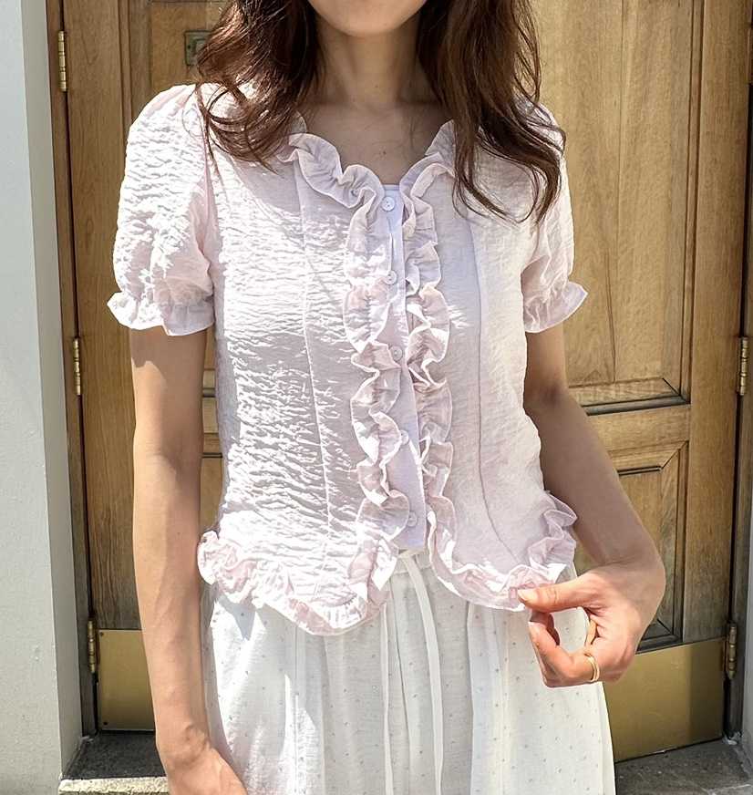 CLASSY-O韓國東大門直郵女士新品26夏季休閑職業襯衫蕾絲衫CLASSY-O襯衫/蕾絲衫