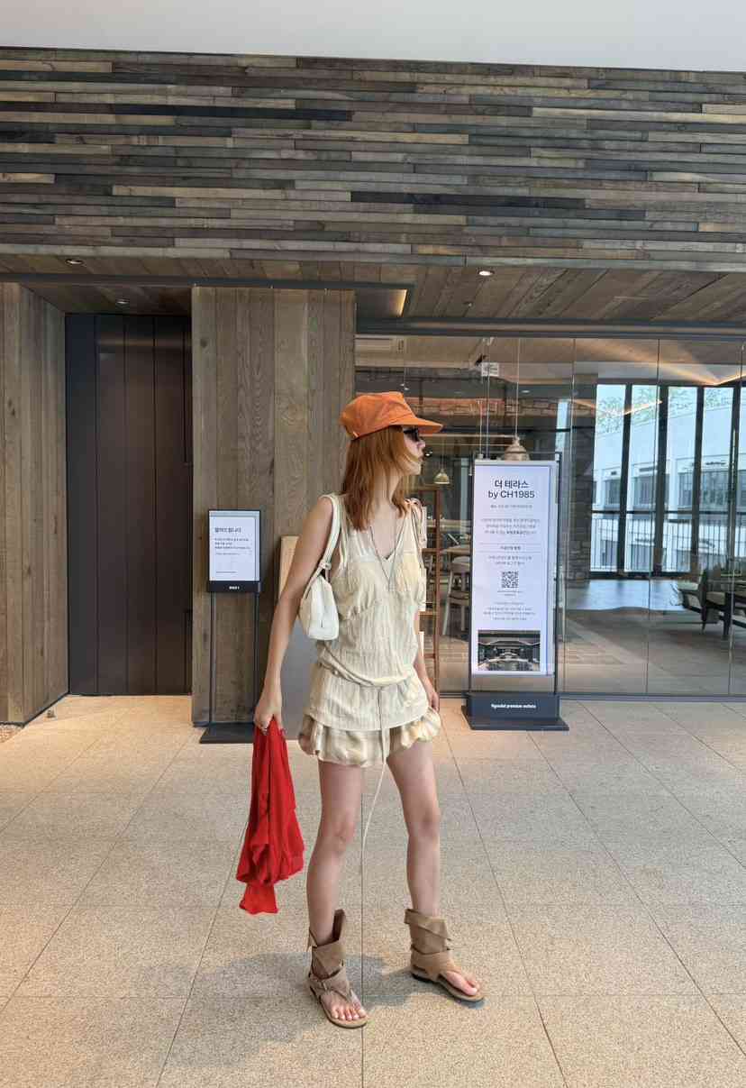 DENVER韓國東大門直郵女士新款推薦26夏季休閑時尚吊帶背心LDENVER吊帶/背心