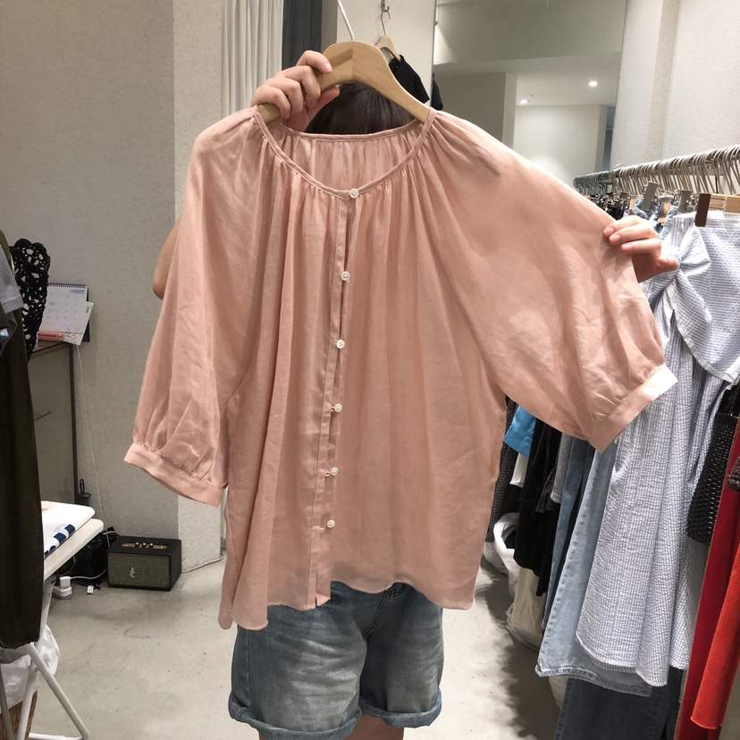 SSEMIENNE韓國直郵實拍女士新品熱賣26春夏26夏季襯衫蕾絲衫SSENIQUE/SSEMIENNE襯衫/蕾絲衫