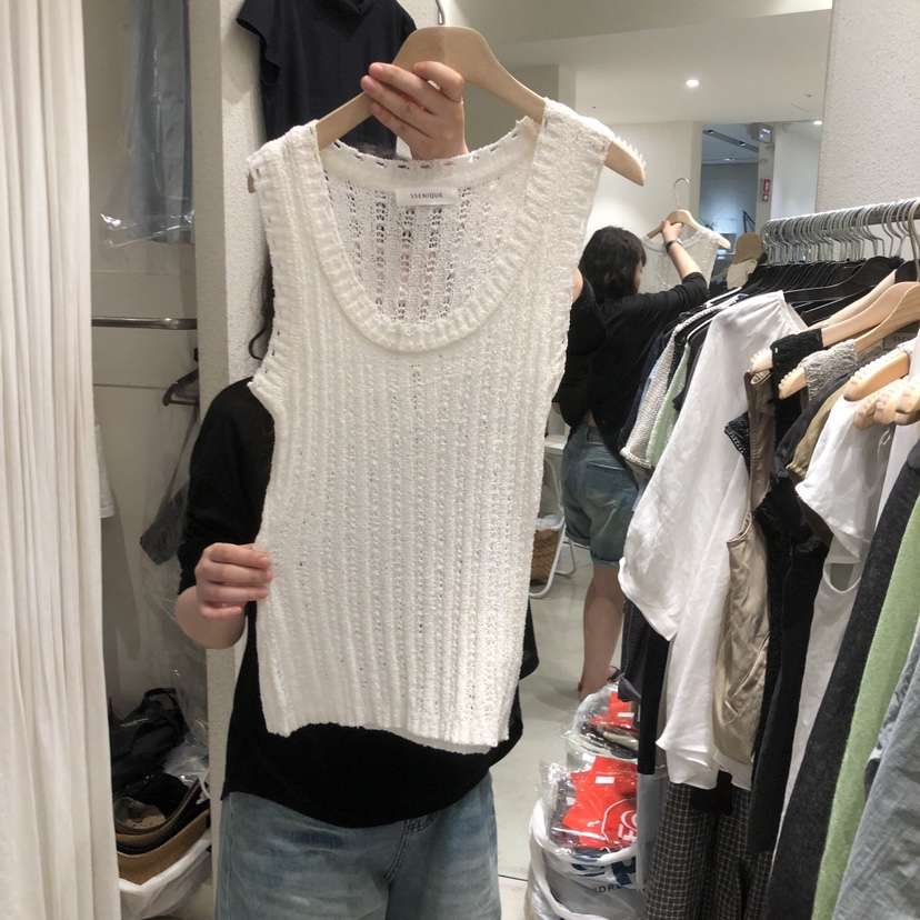 SSEMIENNE韓國直郵實拍女士新款熱賣休閑時尚26夏季吊帶背心SSENIQUE/SSEMIENNE吊帶/背心