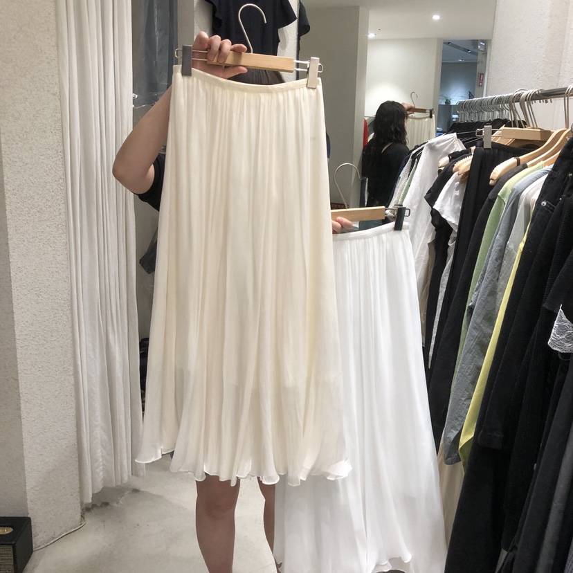 SSEMIENNE韓國代購女裝新款人氣時尚休閑26夏季推薦長裙絲質SSENIQUE/SSEMIENNE長裙