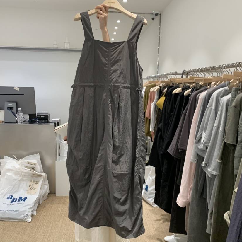 SELF SERVICE韓國直郵實拍女裝新品26夏季休閑連衣裙尼龍SELF SERVICE連衣裙