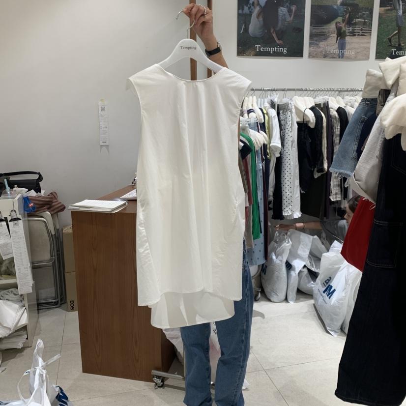 TEMPTING韓國東大門代購女士新品26夏季吊帶背心棉質無袖TEMPTING吊帶/背心