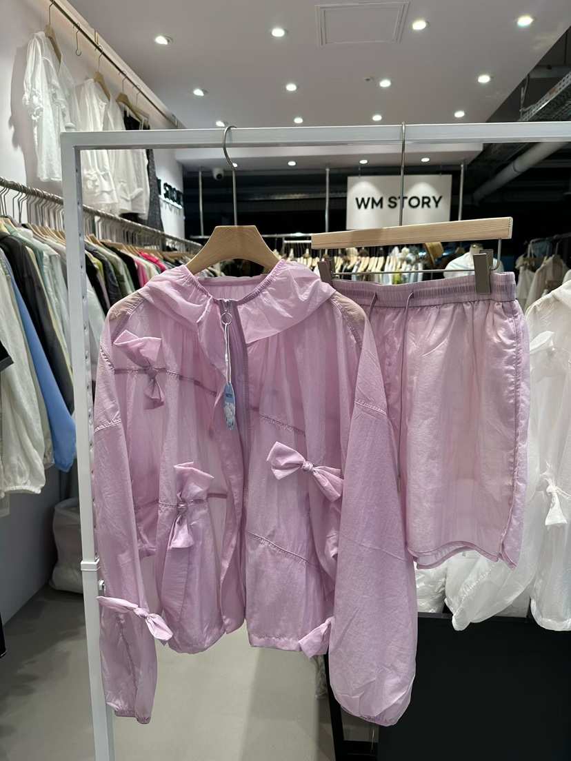 SIMPLE PARK/WMSTORY東大門實拍韓國女裝新品26春夏套裝套裝絲帶WMSTORY/SIMPLE PARK套裝