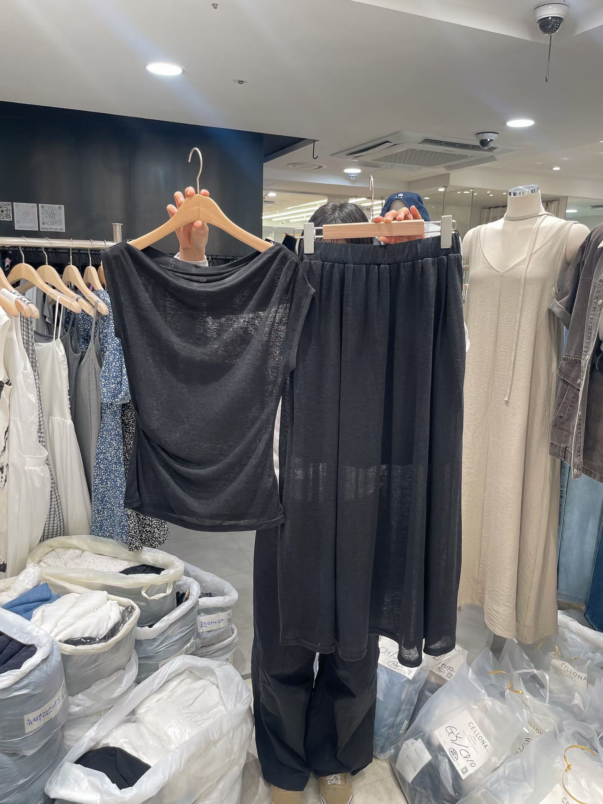 CELLONA韓國東大門代購女裝新款26夏季推薦26春夏人氣套裝SCELLONA套裝