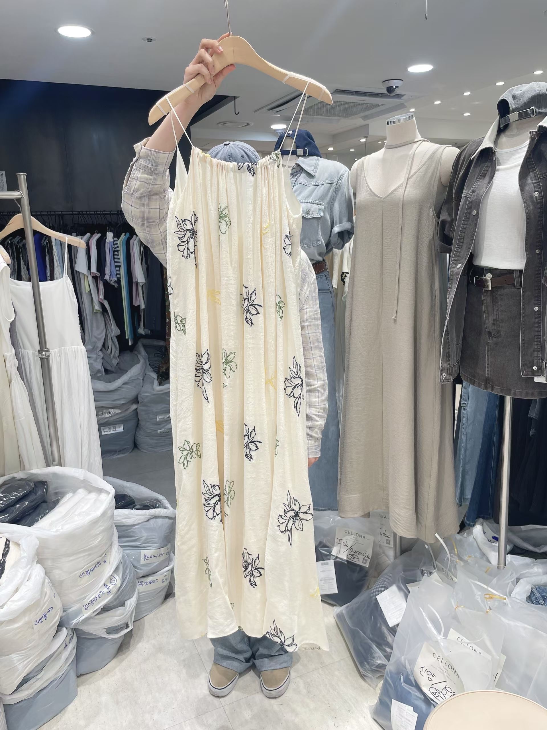 CELLONA韓國直郵女裝新品職業時尚26夏季人氣熱賣連衣裙SCELLONA連衣裙