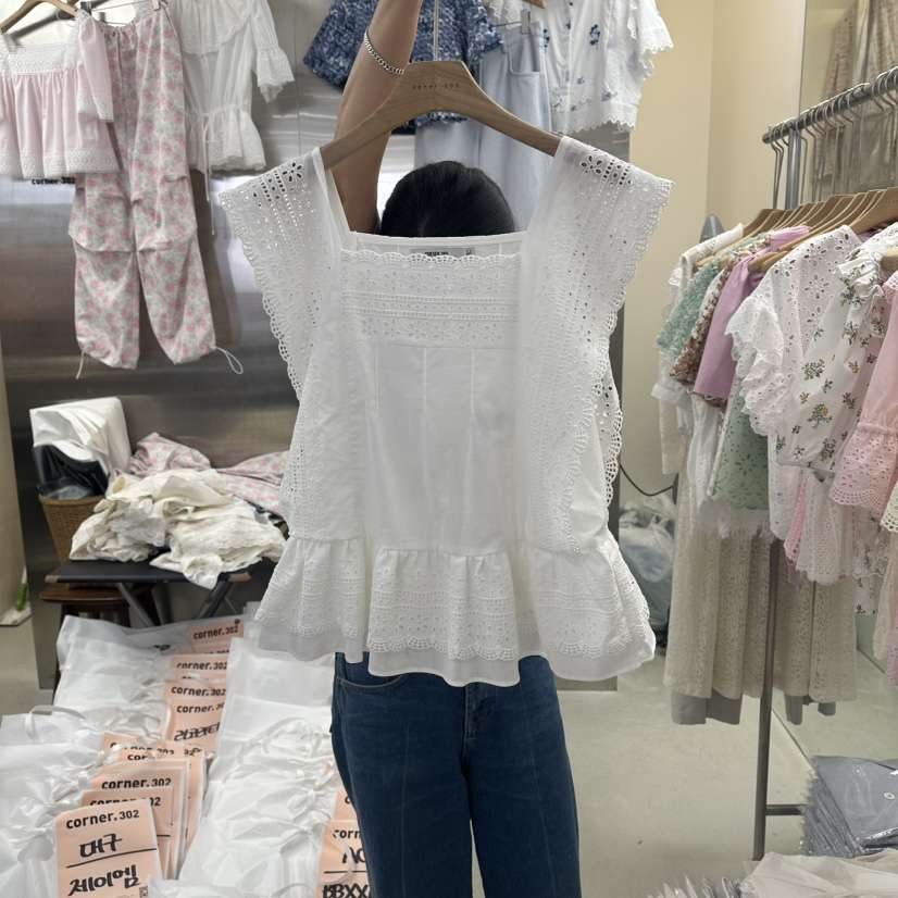 CORNER韓國直郵女裝新品26春夏人氣休閑職業26夏季吊帶背心LCORNER.302吊帶/背心
