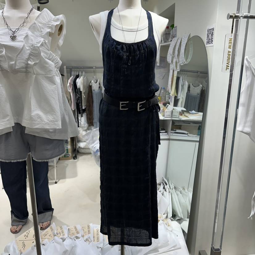 OWNS韓國代購女裝新品熱賣26春夏人氣推薦連衣裙不含腰帶OWNS HAUS連衣裙