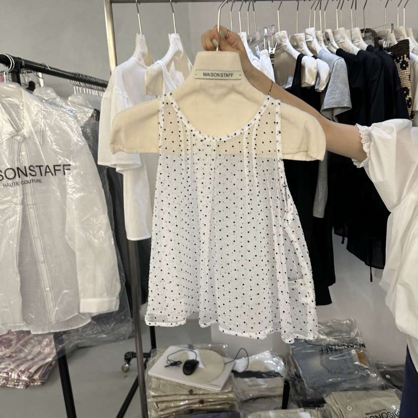 DOUBLE STANDARD/LE SMOKING/MAISONSTAFF韓國直郵實拍女士新品熱賣吊帶背心MAISONSTAFF吊帶/背心