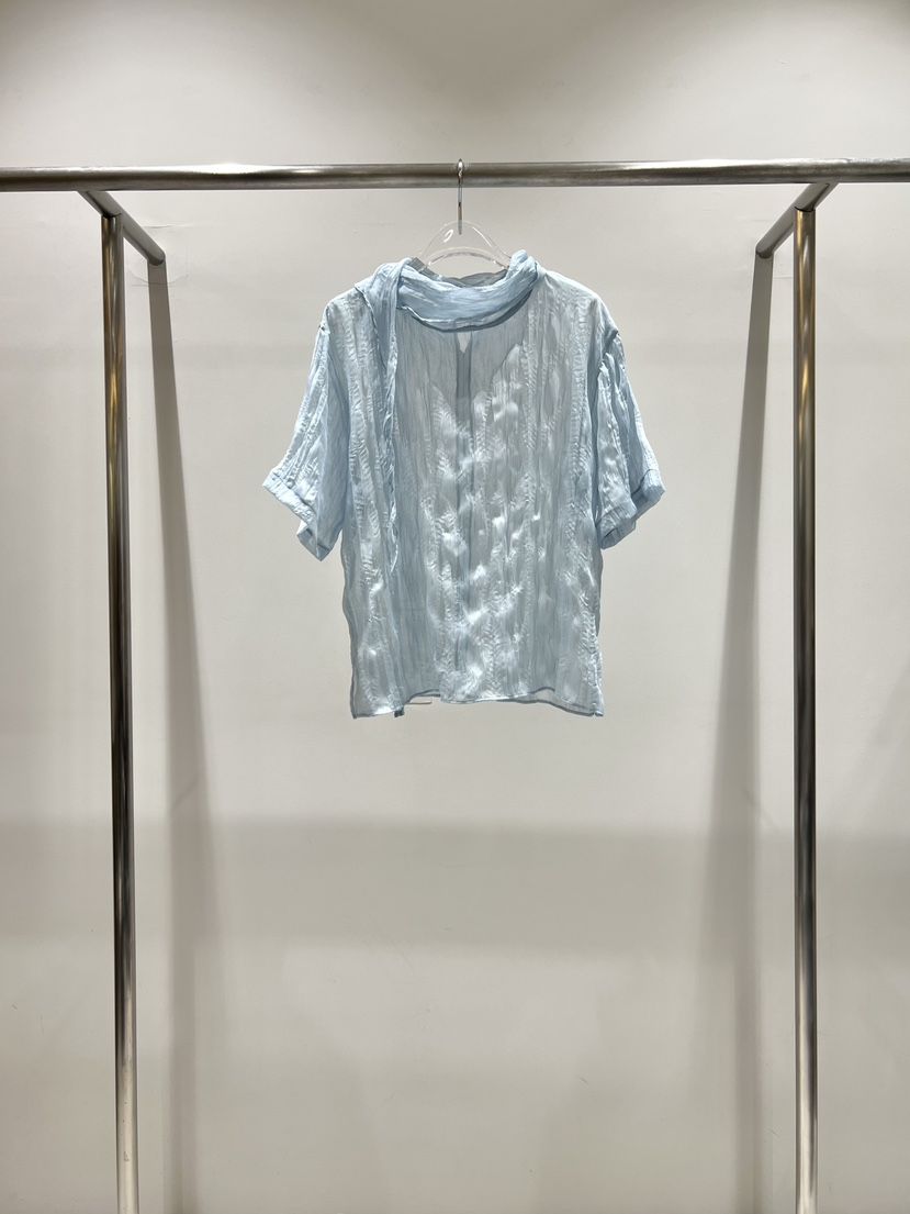 CESTLAVIE韓國代購女裝新品人氣職業熱賣26春夏襯衫蕾絲衫系帶CESTLAVIE襯衫/蕾絲衫