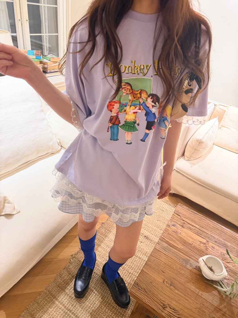 BOUTIQUE-L東大門實拍韓國女士新款時尚休閑26夏季熱賣T恤BOUTIQUE-LT恤