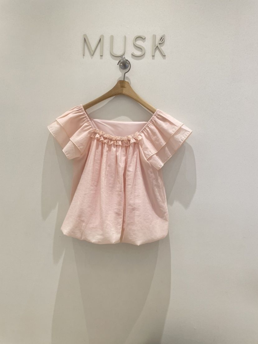 MUSK韓國東大門代購女裝新款休閑推薦26春夏襯衫蕾絲衫BLMUSK襯衫/蕾絲衫