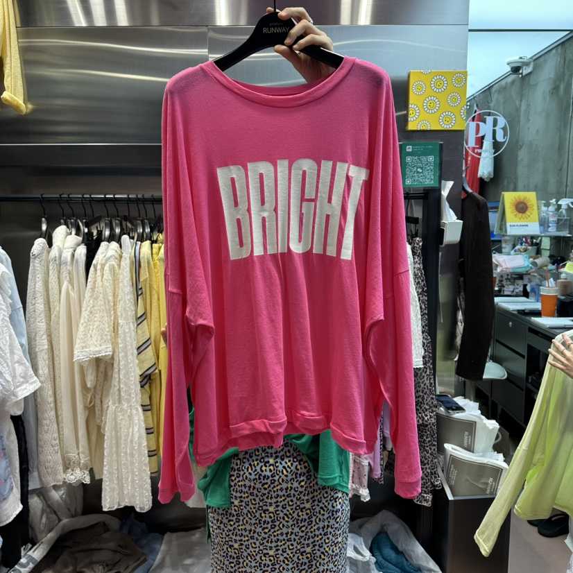RUNWAY-런웨이韓國代購女士新品人氣休閑時尚推薦長袖T恤RUNWAY長袖T恤