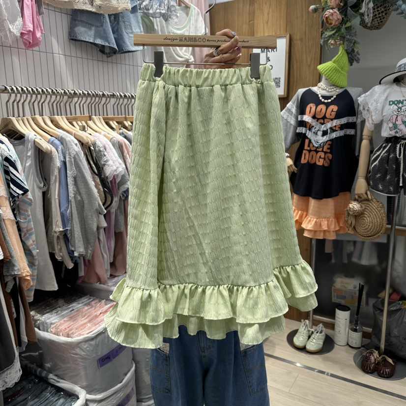 MARI CO韓國東大門代購女裝新品職業人氣26春夏半身裙中短裙MARI CO半身裙/中短裙