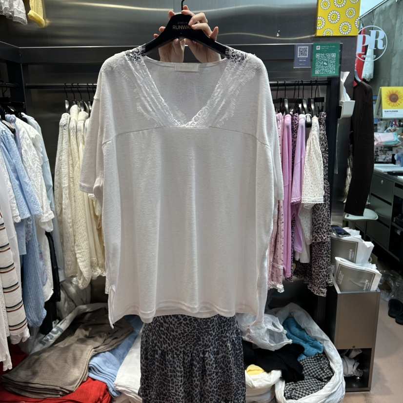 RUNWAY-런웨이東大門實拍韓國女裝新品26夏季人氣休閑T恤RUNWAYT恤