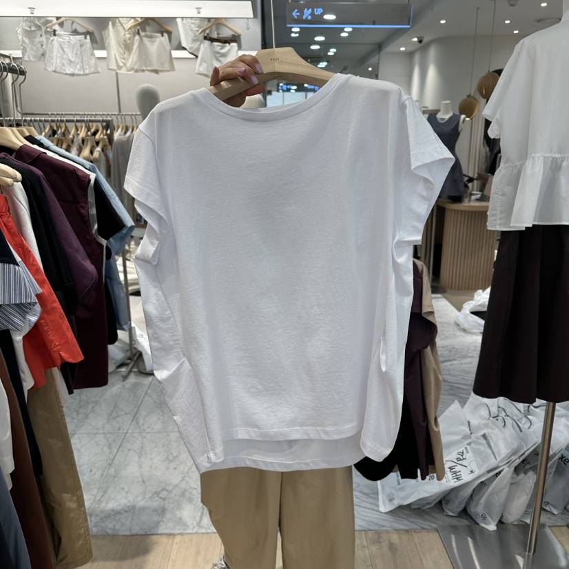 REVE-L東大門實拍韓國女裝新品人氣休閑熱賣時尚推薦T恤REVE-LT恤