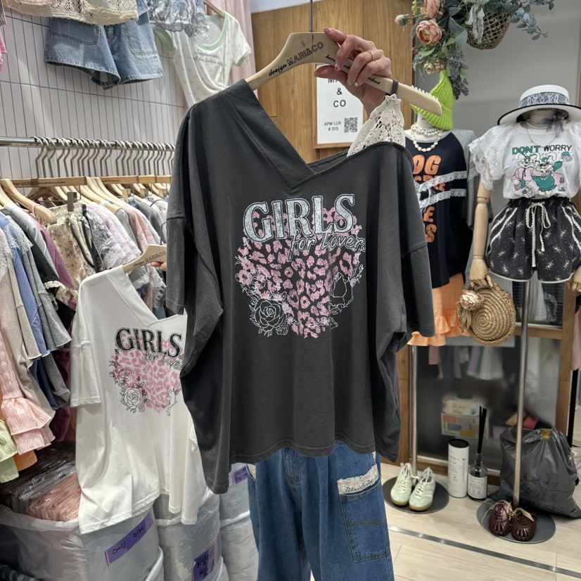 MARI CO韓國直郵實拍女裝新品時尚26夏季職業休閑人氣T恤MARI COT恤