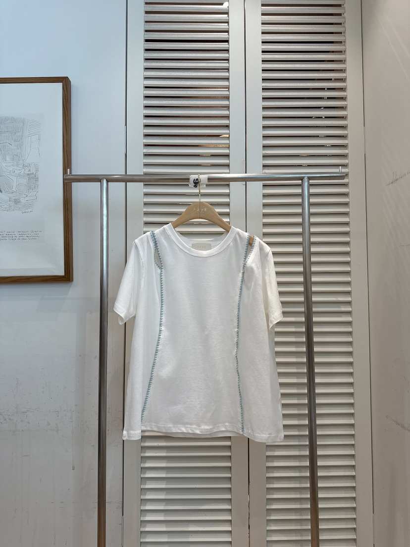 FAVE-L韓國直郵實拍女士新品人氣休閑熱賣職業推薦26春夏T恤FAVE-LT恤