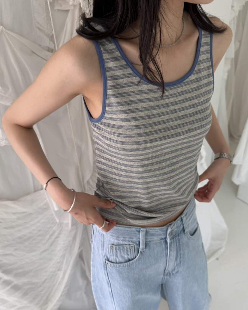 HOWDY/FACT THE NERD韓國直郵實拍女裝新款26春夏吊帶背心HOWDY/FACT THE NERD吊帶/背心