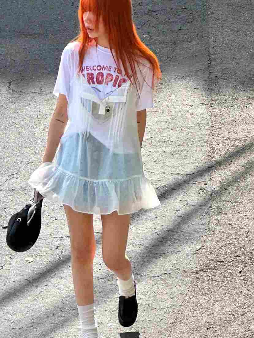 ZEROZERO韓國直郵實拍女裝新款推薦26春夏連衣裙不含內搭層疊ZEROZERO連衣裙