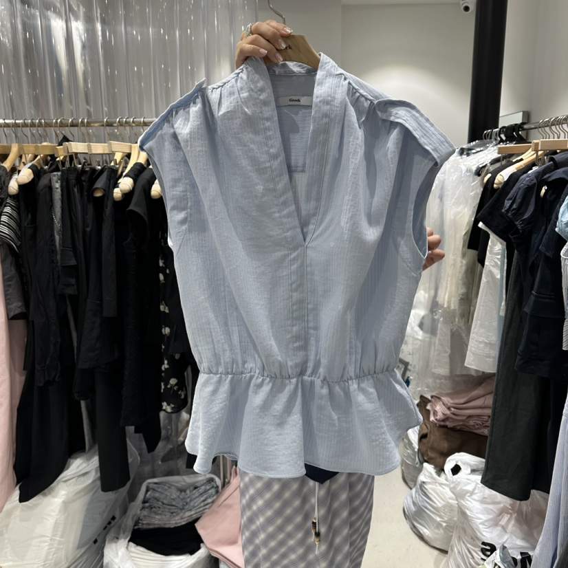 GREEK韓國直郵女士新品26夏季26春夏時尚人氣襯衫蕾絲衫BLGREEK襯衫/蕾絲衫