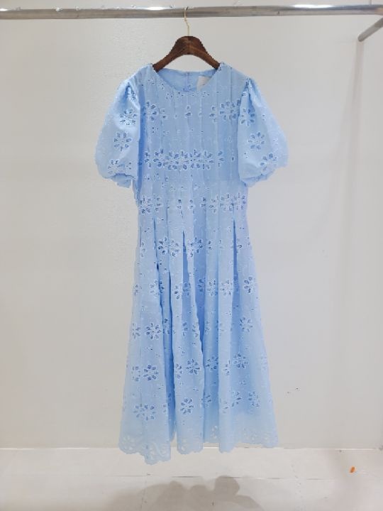 CATS韓國東大門代購女裝新品熱賣26春夏26夏季連衣裙褶皺CAT.S連衣裙