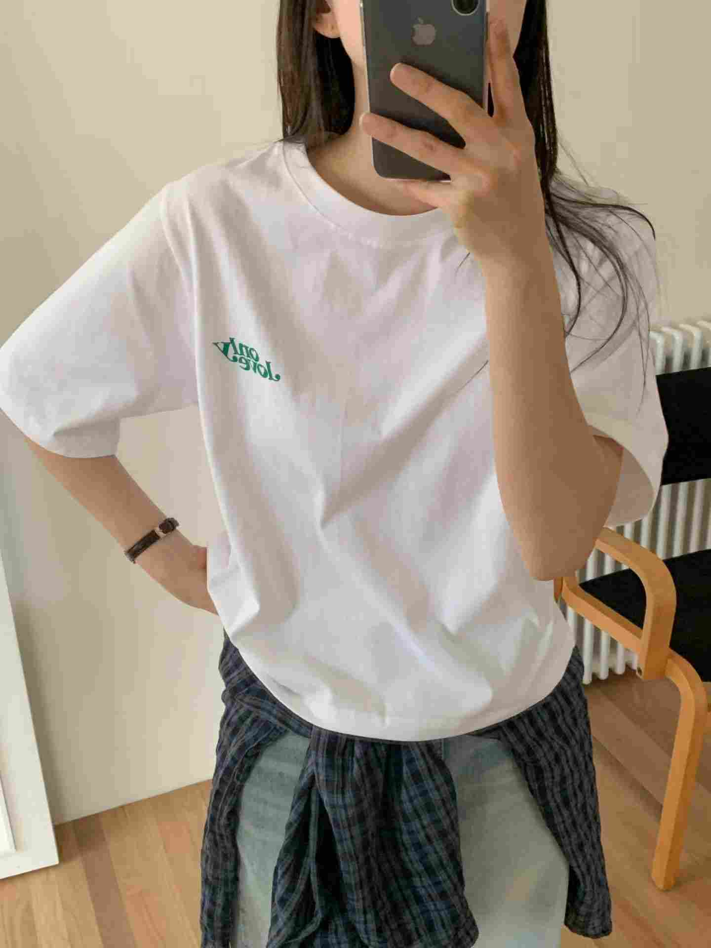 TDOUBLEJ韓國東大門直郵女士新品26春夏人氣推薦職業熱賣T恤TDOUBLEJT恤