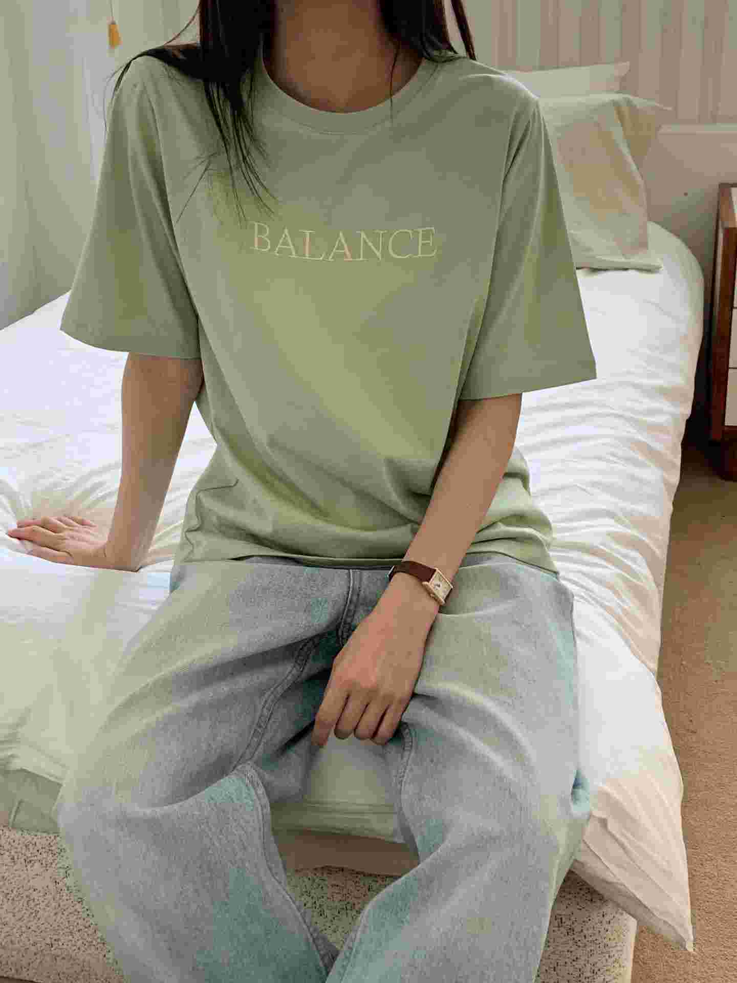 TDOUBLEJ東大門實拍韓國女士新品26夏季推薦熱賣職業T恤刺繡TDOUBLEJT恤