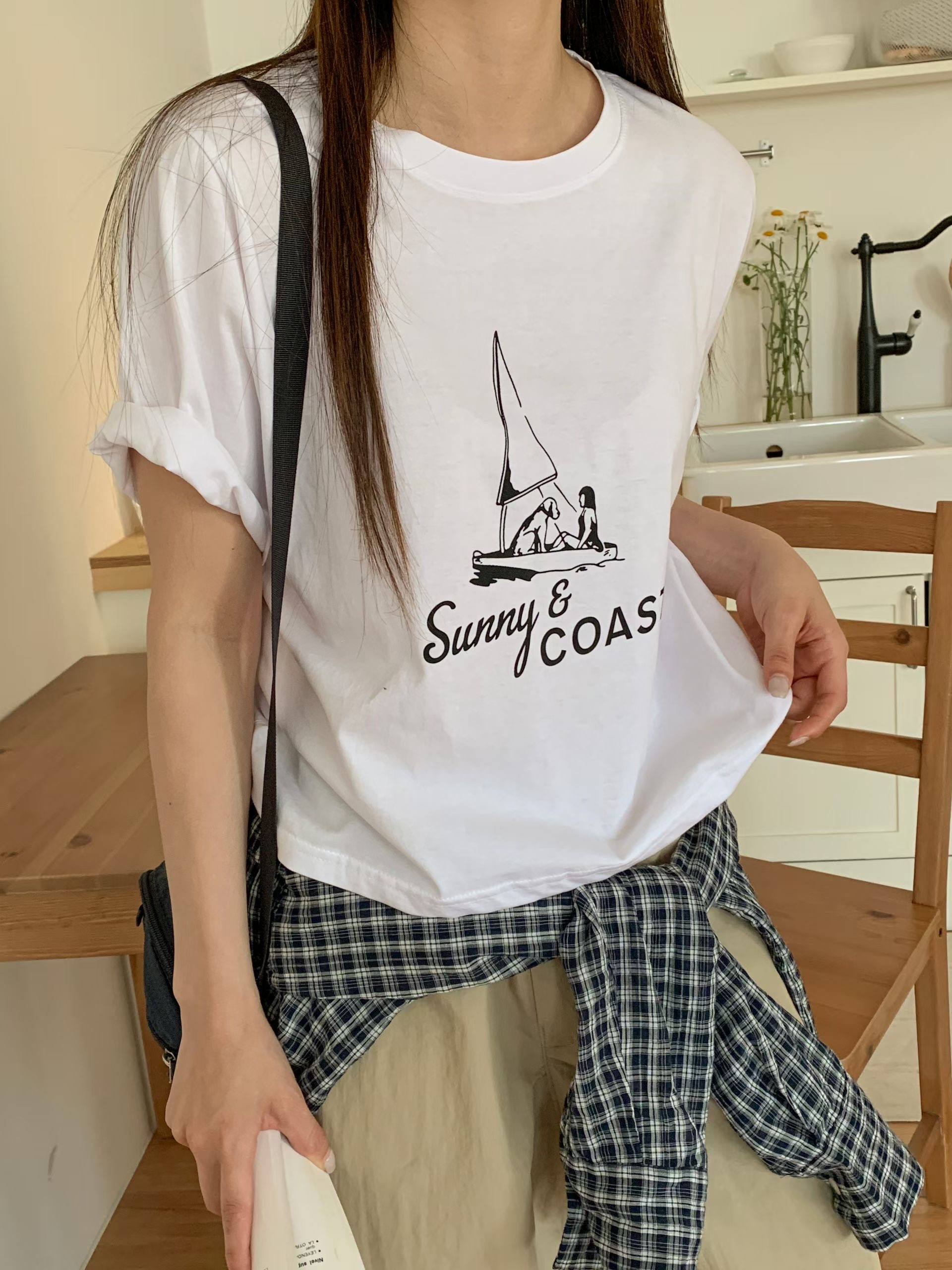 TDOUBLEJ東大門實拍韓國女士新款26夏季時尚推薦職業熱賣T恤TDOUBLEJT恤