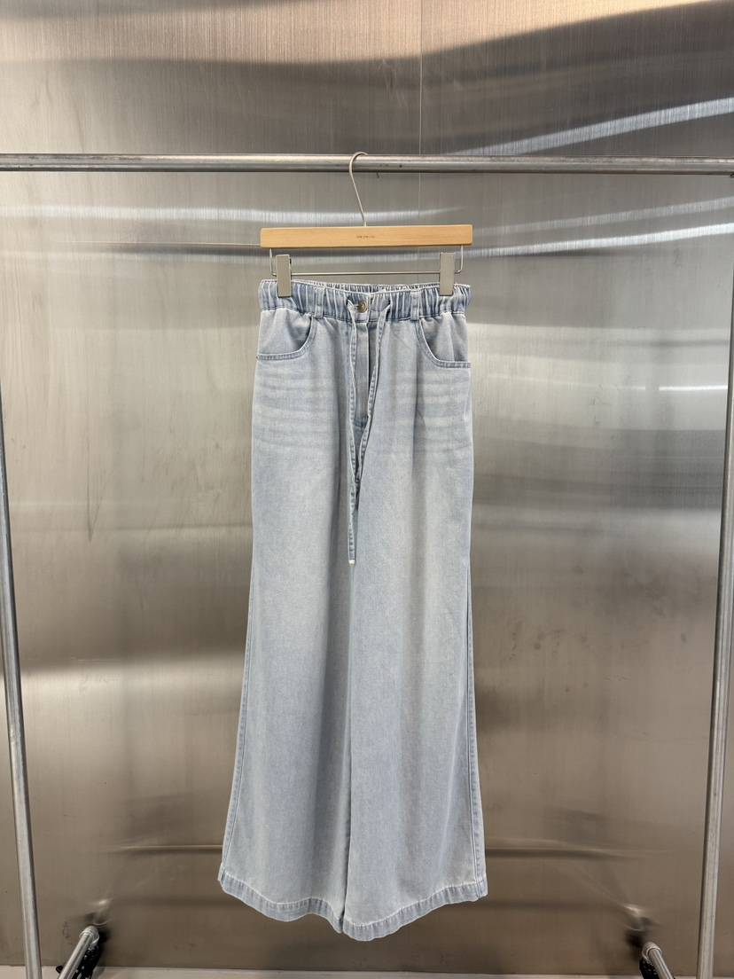LIMLIMLIM韓國東大門代購女士新品26春夏推薦人氣牛仔褲束帶LIM LIM LIM牛仔褲