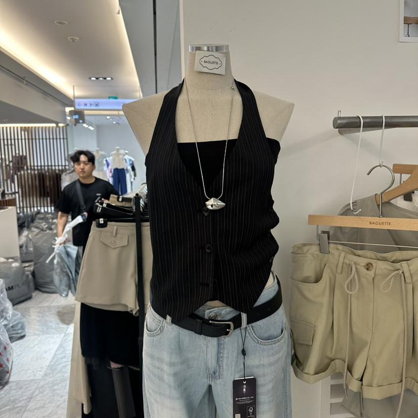 BAGUETTE-P韓國直郵女士新品休閑時尚26春夏職業吊帶背心BAGUETTE-P吊帶/背心