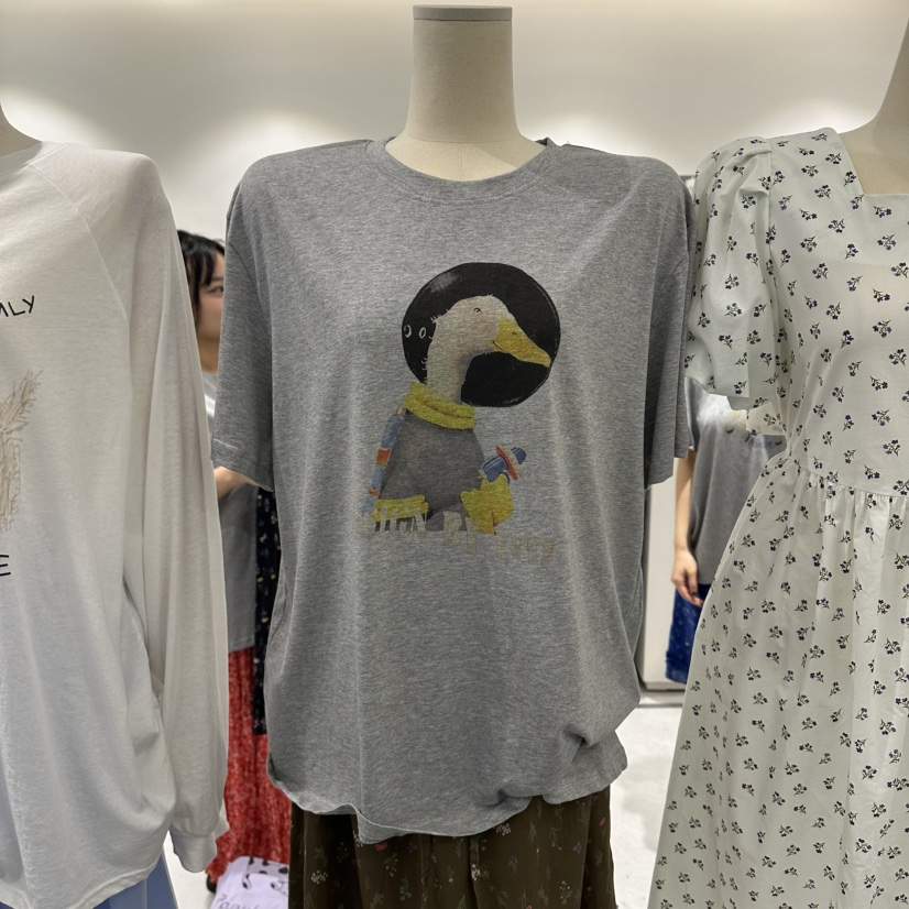 COMBO韓國直郵女士新品推薦26春夏時尚熱賣26夏季休閑T恤鴨COM_BOT恤