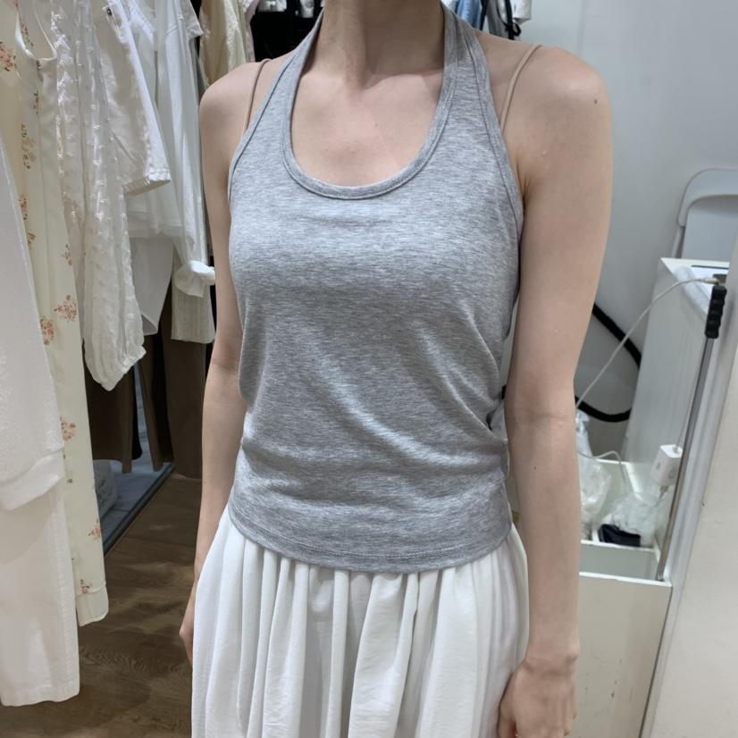 VERVEINE韓國直郵實拍女士新款26春夏休閑吊帶背心露肩無袖VERVEINE吊帶/背心