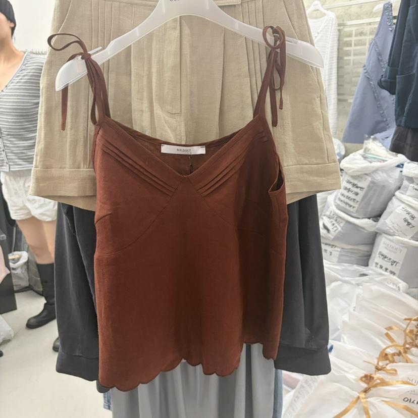 SOLD OUT韓國直郵實拍女士新品熱賣休閑26夏季人氣吊帶背心SOLD OUT吊帶/背心