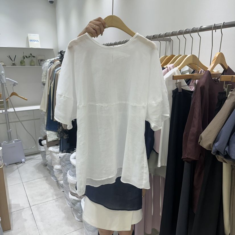 EN.U韓國直郵女士新品推薦職業時尚人氣休閑熱賣襯衫蕾絲衫EN.U襯衫/蕾絲衫