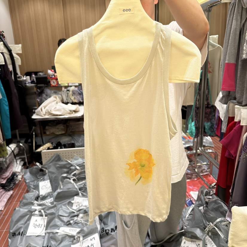 EEE韓國直郵女士新品熱賣時尚職業休閑推薦26夏季吊帶背心無袖EEE吊帶/背心