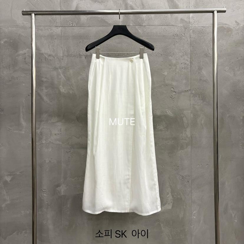 MUTE-P韓國直郵實拍女士新款26春夏推薦26夏季職業長裙SKMUTE長裙
