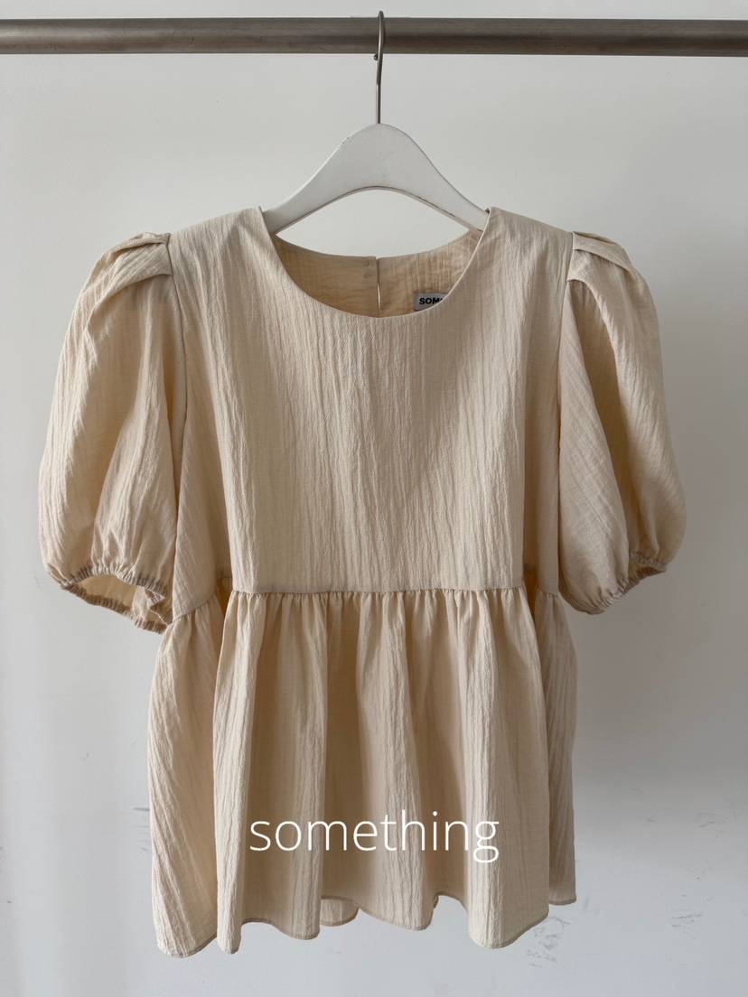 SOMETHING-L/FANCY東大門實拍韓國女士新款熱賣襯衫蕾絲衫BLSOMETHING-L/FANCY襯衫/蕾絲衫