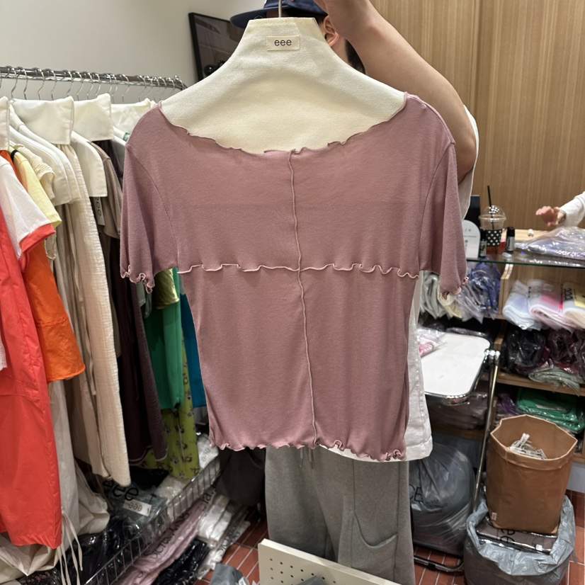 EEE韓國直郵實拍女裝新品人氣26夏季時尚熱賣休閑推薦T恤EEET恤