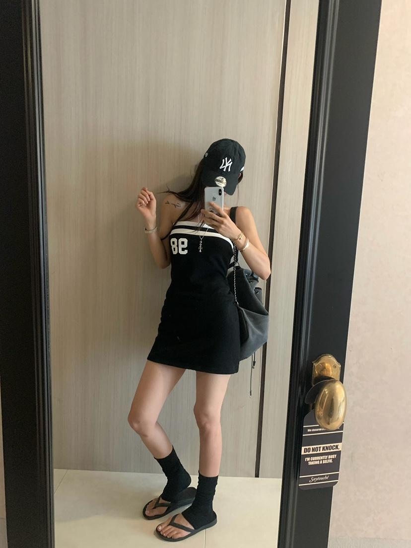 VIRKIN韓國代購女士新款人氣時尚職業26夏季推薦連衣裙羅紋VIRKIN連衣裙
