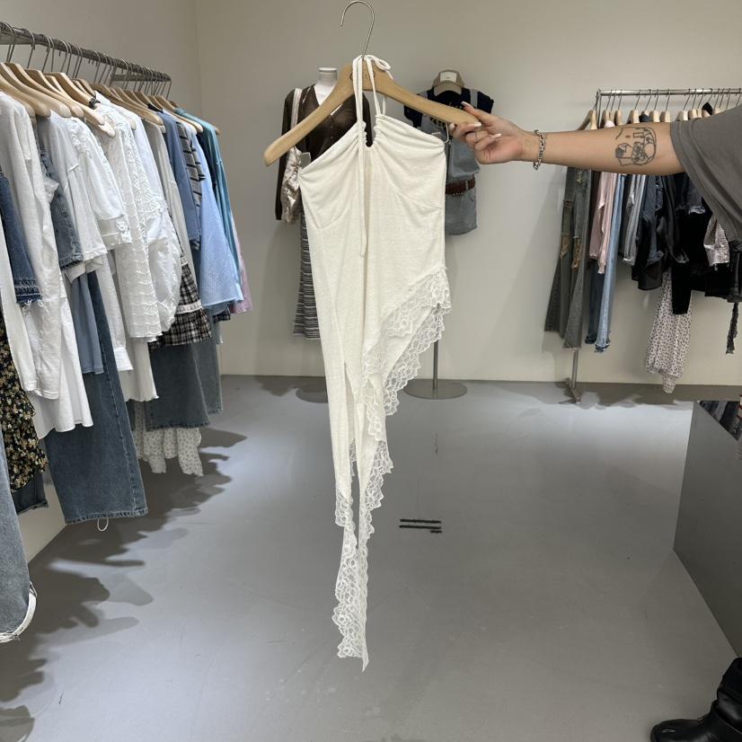 VAULT韓國代購女裝新品職業人氣休閑推薦26春夏吊帶背心亞麻VAULT吊帶/背心