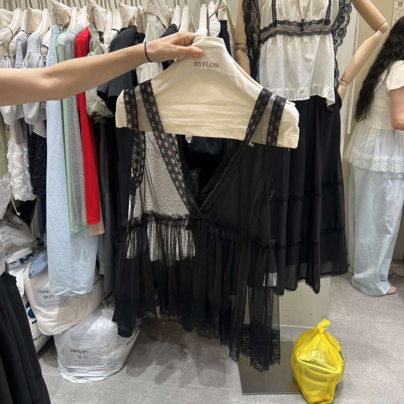 BY FLOW韓國代購女士新品26夏季熱賣休閑26春夏吊帶背心BY FLOW吊帶/背心