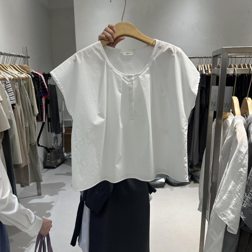 OVU韓國直郵女士新品26夏季26春夏推薦職業休閑襯衫蕾絲衫OVU襯衫/蕾絲衫